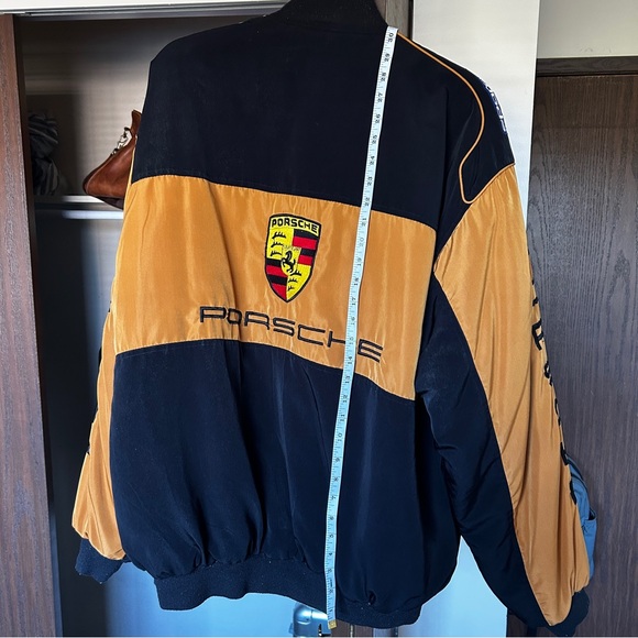 Porsche Racing Jacket Black and Tan - Picture 16 of 16